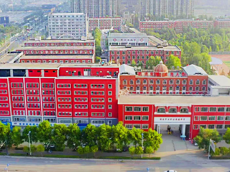 陇县校园鸟瞰图